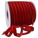 Morex Ribbon Viviana Velvet Ribbon, Red | Amazon (US)