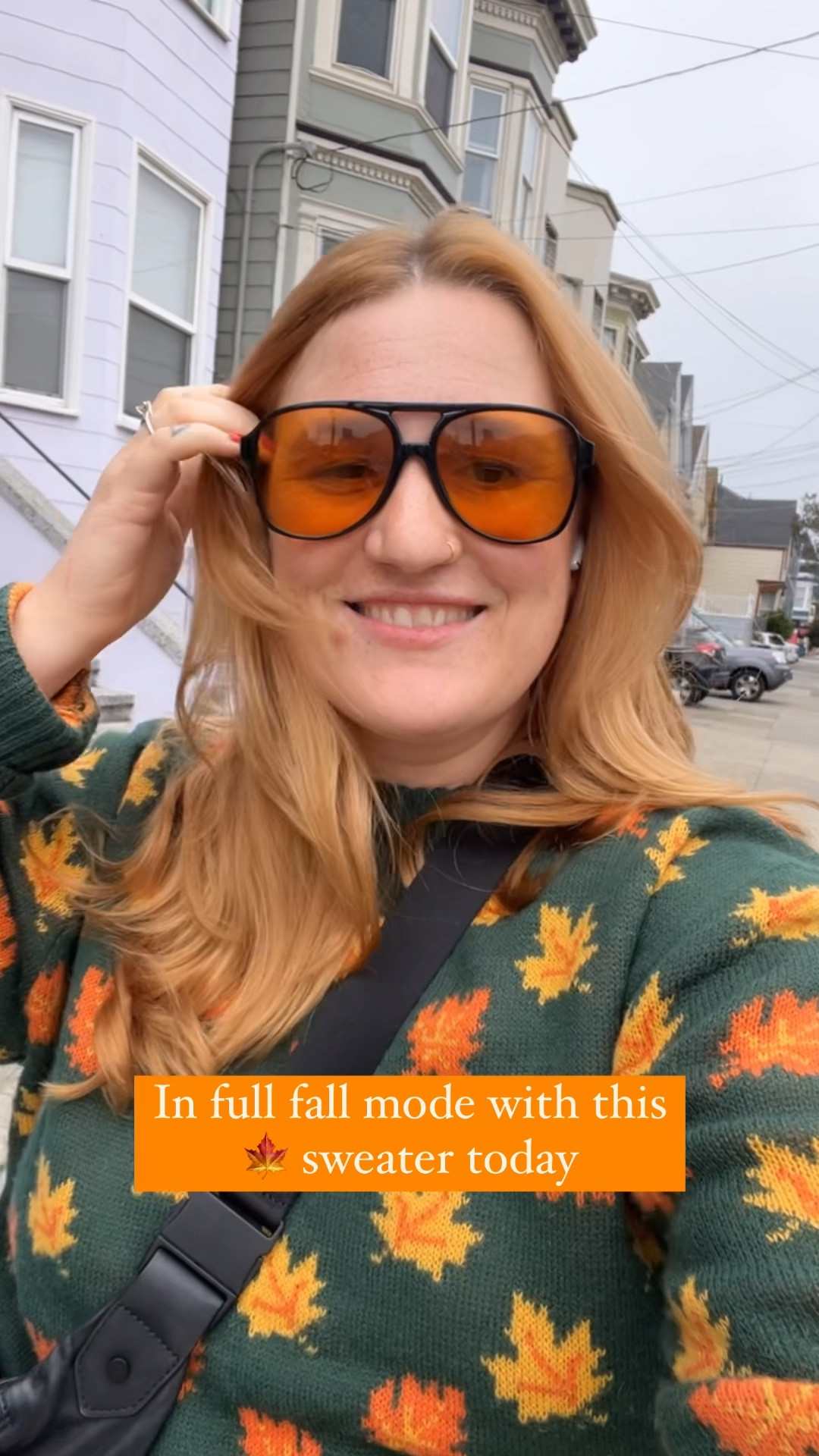 Leaf sweater for fall 

#LTKMidsize