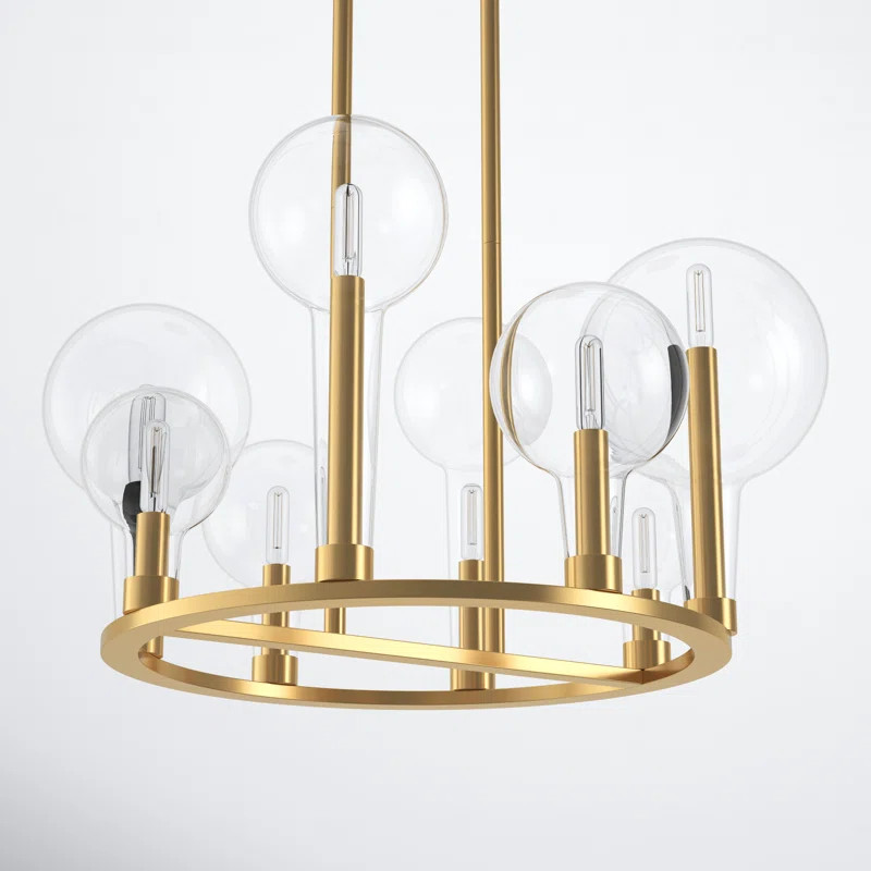 Indira 8 Light Metal Dimmable Chandelier | Wayfair North America