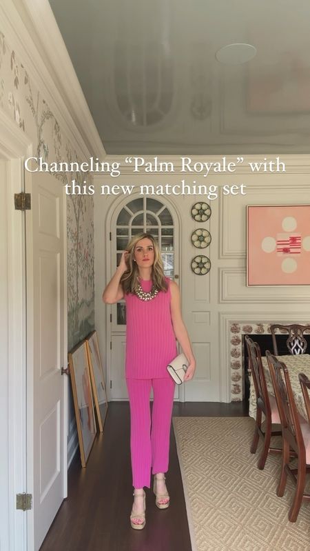 She’s baaaaaack! Channeling my inner Maxine with this Palm Royale inspired set. It’s less than $40! Run! Comes in multiple colors.

#LTKSeasonal #LTKstyletip #LTKparties