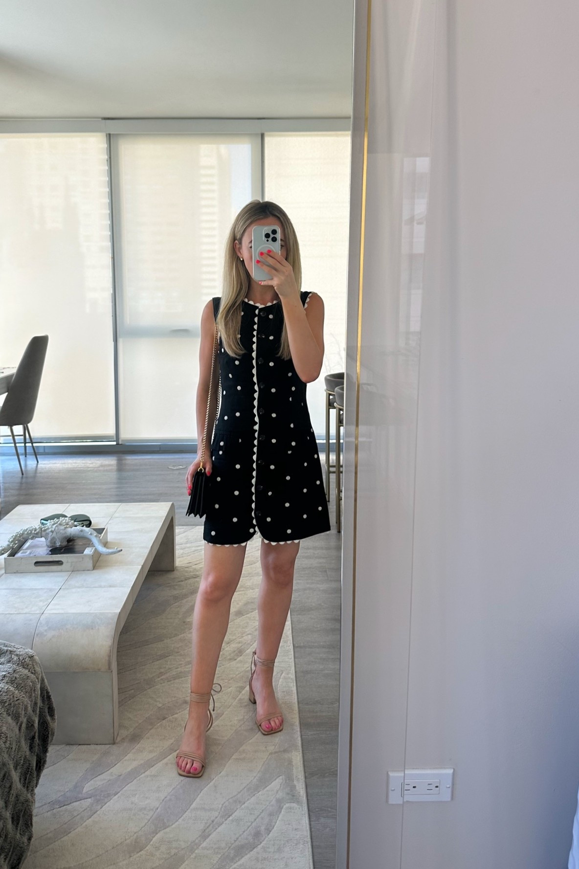 Chicago: Daily Outfit - dinner look
* this dress would be so cute to wear in the office in the summer with mesh flats or loafers paired with work tote 

ootd style fashion, daily outfit, polka dots, euro summer, vacation, workwear dress, dinner outfit, happy hour look, euro travel outfit

#LTKootd #LTKWorkwear #LTKTravel