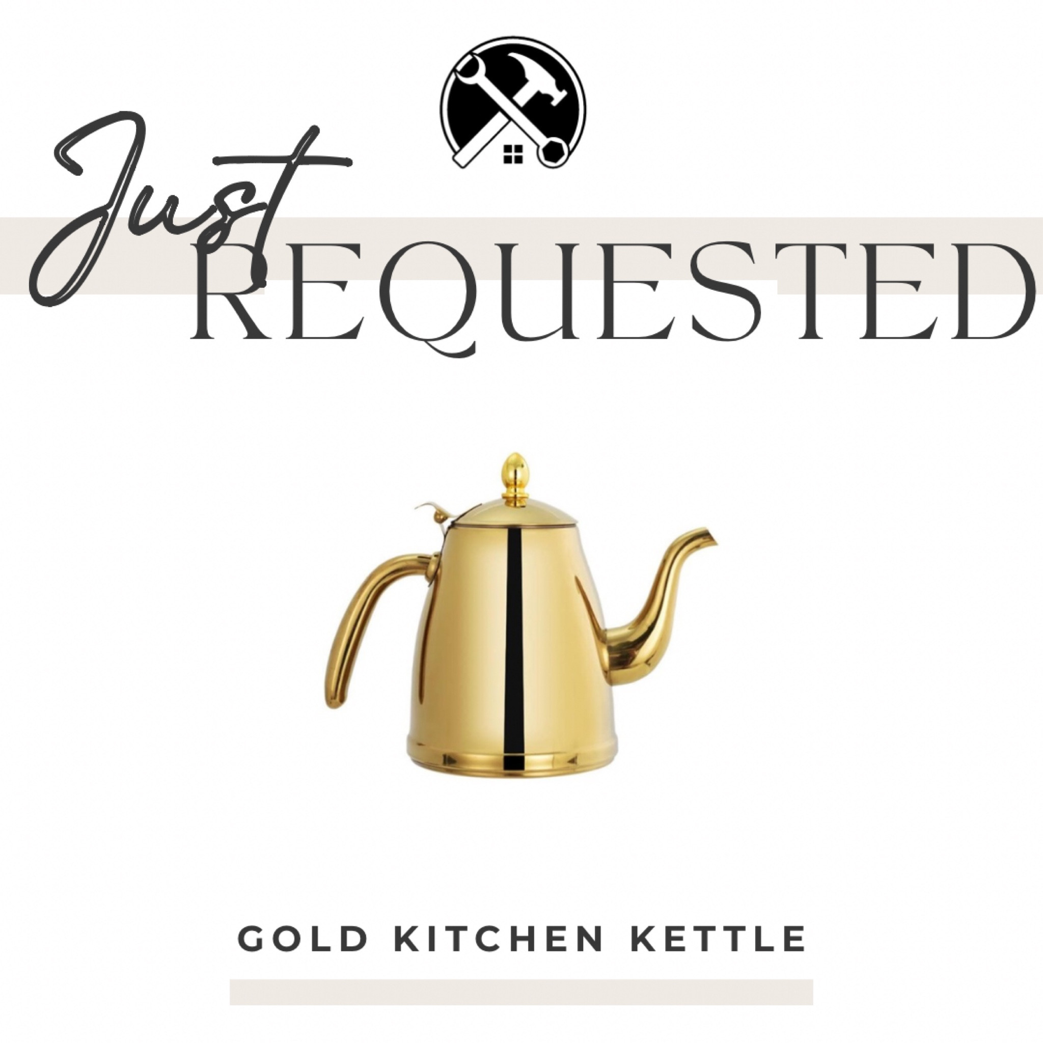 Gold Kitchen Kettle 

#LTKFamily #LTKFindsUnder100 #LTKHome