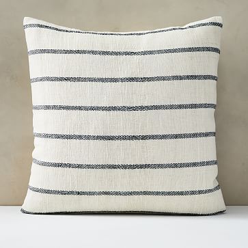 Cotton Silk Simple Stripe Pillow Cover | West Elm (US)