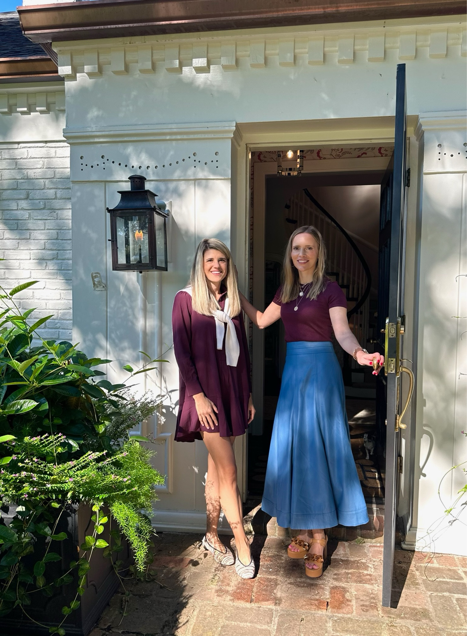 I recently flew to Nashville, TN to tour the home of interior designer, Kate Figler thanks to my home tour sponsor, Tuckernuck! We got to style their new fall dress and leather skirt that’s sold out so quickly! The dress runs short but everything else runs TTS  

#LTKWorkwear #LTKStyleTip #LTKSeasonal