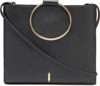 Le Pouch Leather Ring Handle Crossbody Bag | Nordstrom