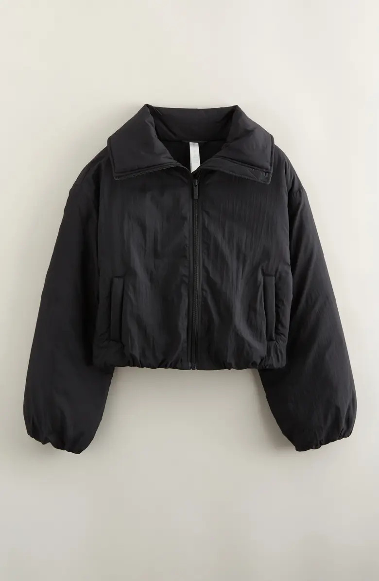 Kids' Ruched Crop Jacket | Nordstrom