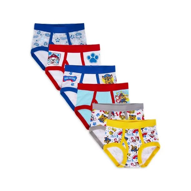 Paw Patrol Toddler Boys' Underwear, 6 Pack Sizes 2T-4T - Walmart.com | Walmart (US)