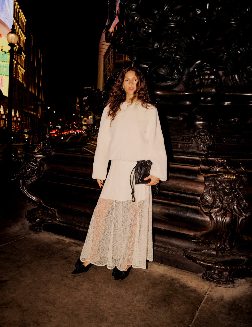 White Faux Fur Cropped Jacket | Nobody's Child