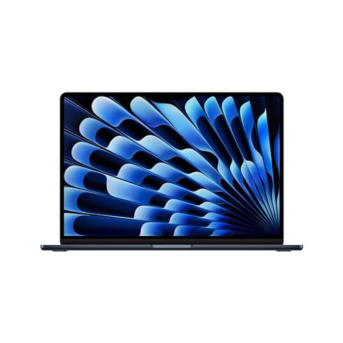 Apple 2024 MacBook Air 15-inch Laptop with M3 chip: Built for Apple Intelligence, 15.3-inch Liquid Retina Display, 8GB Unified Memory, 256GB SSD Storage, Backlit Keyboard, Touch ID; Midnight | Amazon (US)