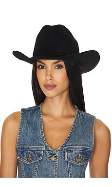 Ruslan Baginskiy Monogram Cowboy Hat in Black from Revolve.com | Revolve Clothing (Global)