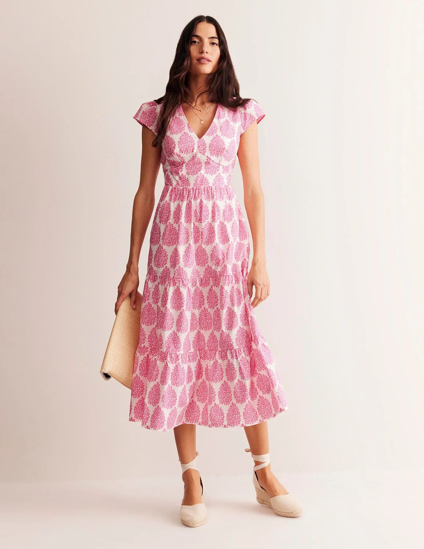 May Cotton Midi Tea Dress | Boden (US)