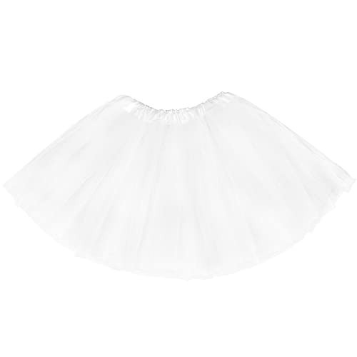 Century Star White Tutu for Toddler Girls Tulle Ballet Skirts Princess Tutus for Baby Kids Infant 3 Layers Birthday Festival 3-8 Years | Amazon (US)