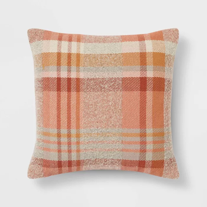 Plaid Square Throw Pillow - Threshold™ | Target