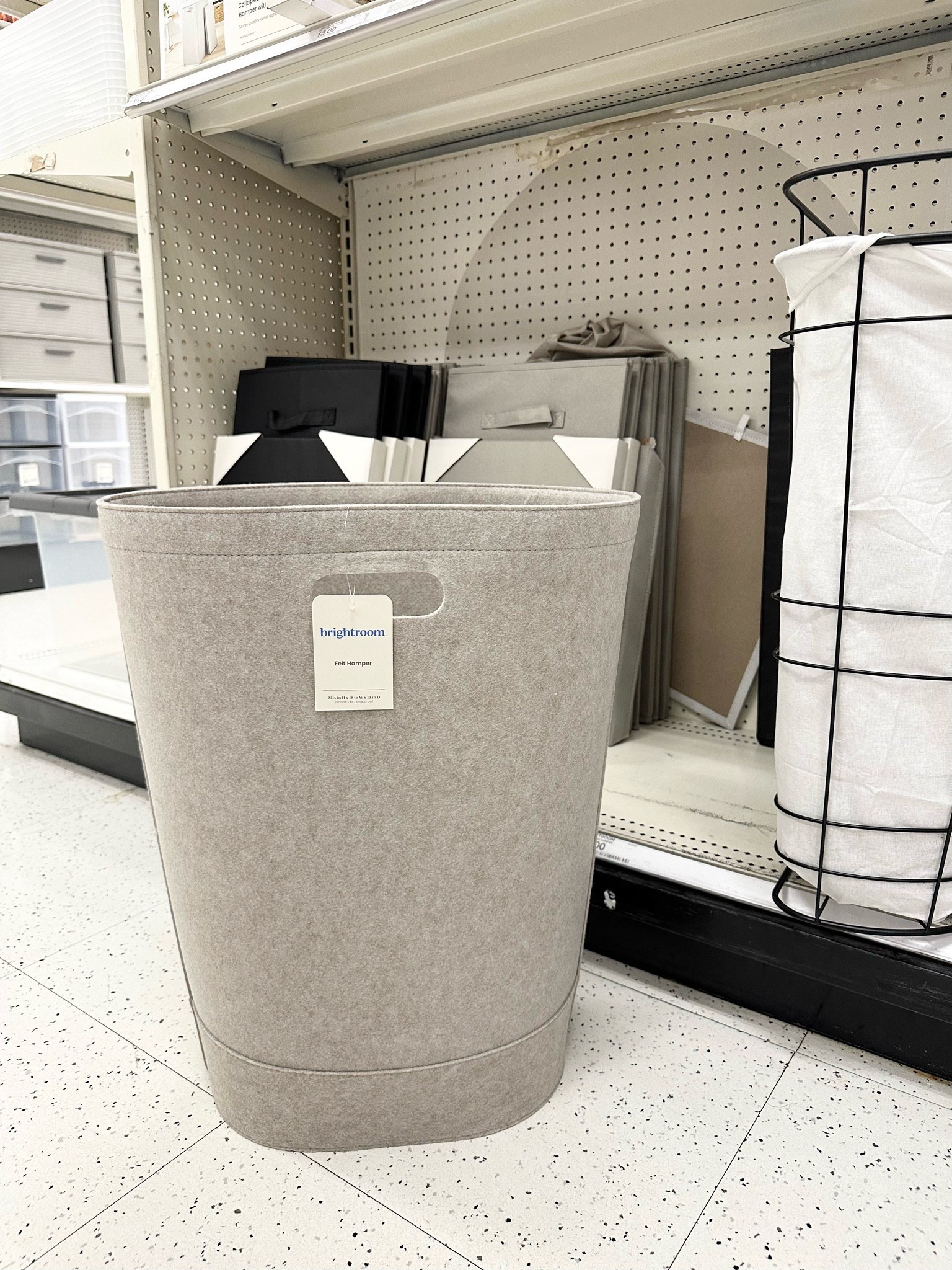$13 felt hamper 

#LTKworkwear #LTKfindsunder50 #LTKhome