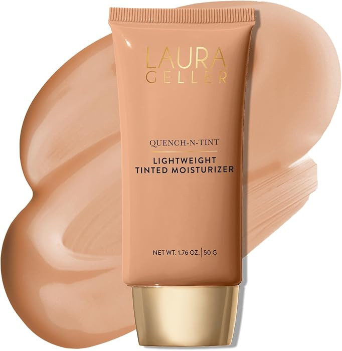 LAURA GELLER NEW YORK Quench-n-Tint Tinted Moisturizer - Sheer to Light Buildable Coverage - Natu... | Amazon (US)