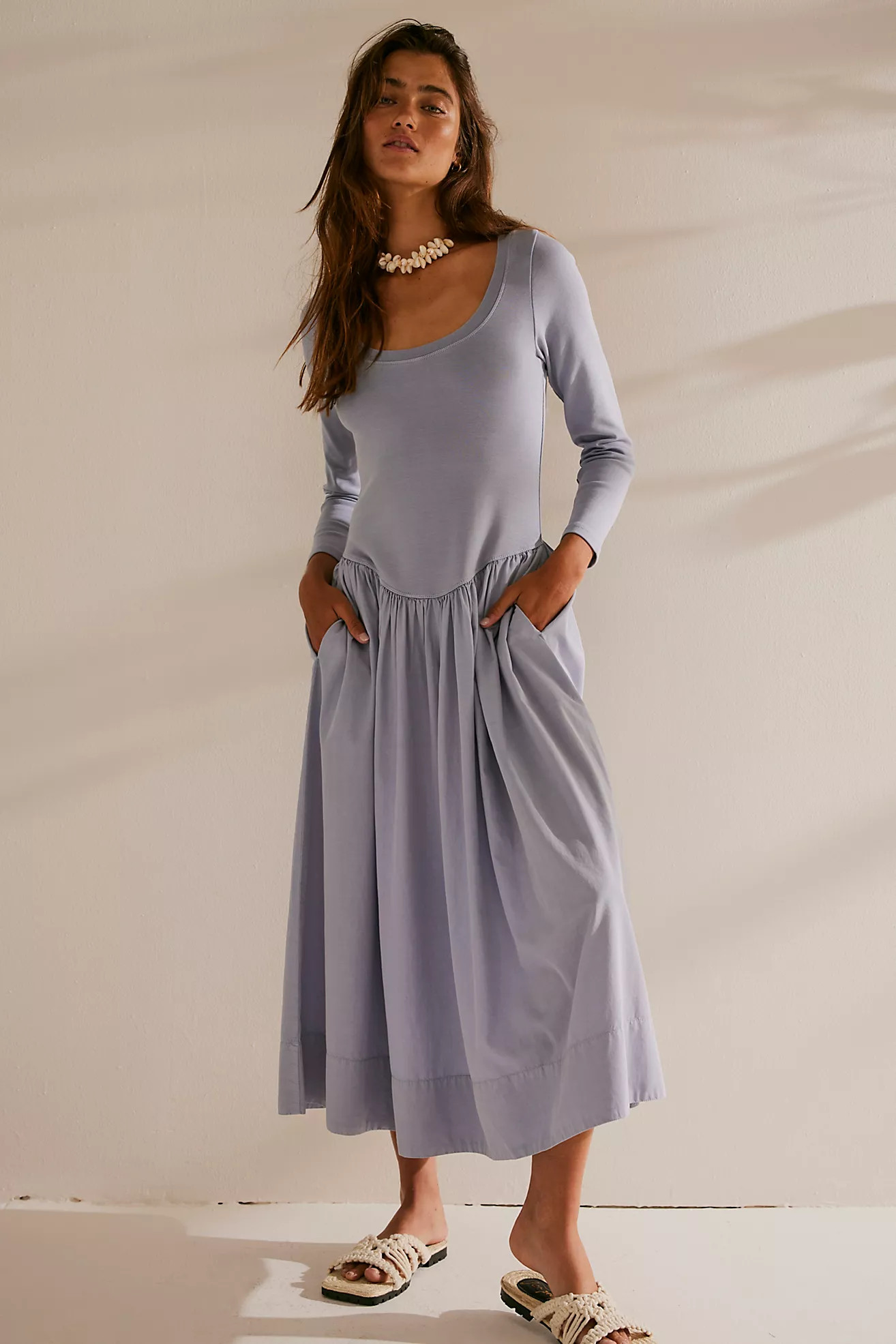 Aelia Drop-Waist Midi | Free People (Global - UK&FR Excluded)