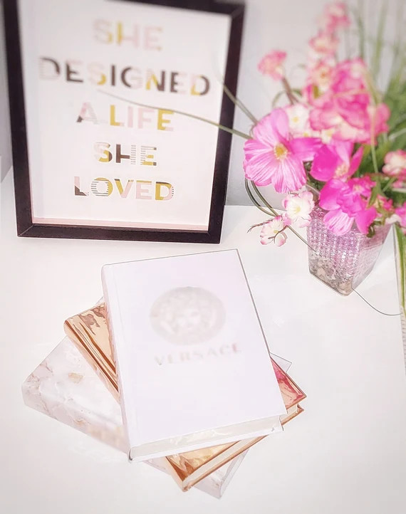 Custom Luxury Decor Books | Etsy (US)