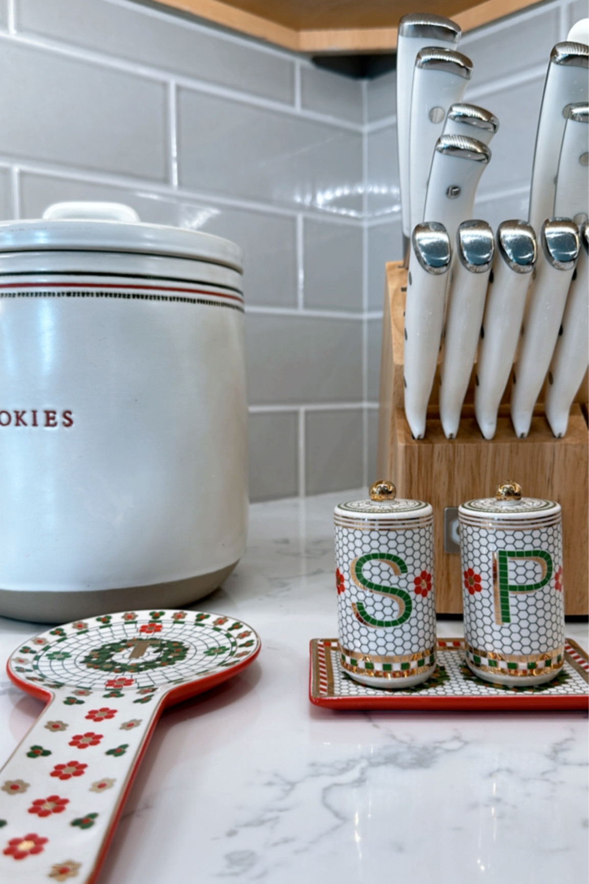 the cutest holiday kitchen accessories from Anthropologie 🥹🎄

✨FOLLOW me on Instagram, @homewithtayy for more home + holiday inspo 

follow @homewithtayy on Instagram for all your neutral organic home decor and styling tips, affordable home finds, furniture, Amazon home finds, Target home finds, artificial flowers and plants, designer decor, designer inspired decor, simple diy, dining room decor, modern kitchen, floating shelf styling, living room decor, decorative vases, decorative bowls, trending home decor, Anthropologie home decor, hm home decor, sale, trending items, back in stock, crate and barrel, pottery barn, decor reviews, candles, kirklands, faux florals, hosting inspo, interior design, interior decorating, house staging, target new arrivals, pillows, blankets, wall art, wall decor, picture light, lamps, bedding, Brooklinen, parachute home, spring decor, fall decor, summer decor, couches, night stands, end tables, home inspo, builder grade home, builder grade upgrades, designer inspired home, walmart, studio mcgee X target, wood, natural oak, white wash, modern organic home, h&m home, world market, home finds

#LTKHoliday #LTKSeasonal #LTKHolidaySale