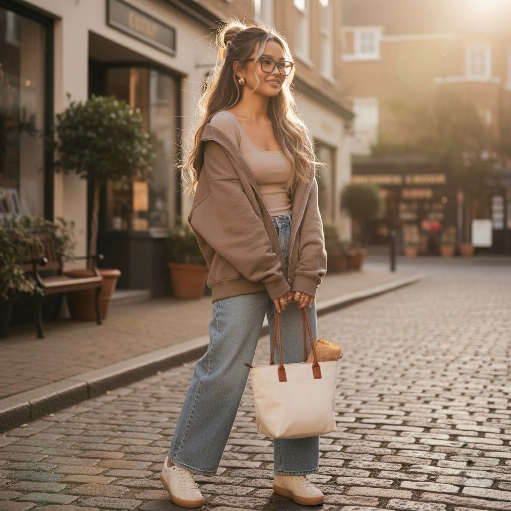 Everyday Errands Fit 🤎✨ Soft browns + denim for a cozy little afternoon run 🌤️
Linked my full look and a few similar pieces below — this combo is my whole mood lately.

Shop the look 👇🏽

#FallOutfit
#EverydayStyle
#StreetStyle
#CasualOutfitIdeas
#ErrandsOutfit
#NeutralWardrobe
#SoftMinimalism
#CleanGirlAesthetic
#WeekendStyle
#ShopTheLook

#LTKFindsUnder50 #LTKdayinmylife #LTKFindsUnder100
