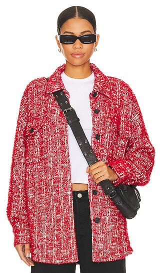 Noelle Jacket in Merry Tweed | Revolve Clothing (Global)