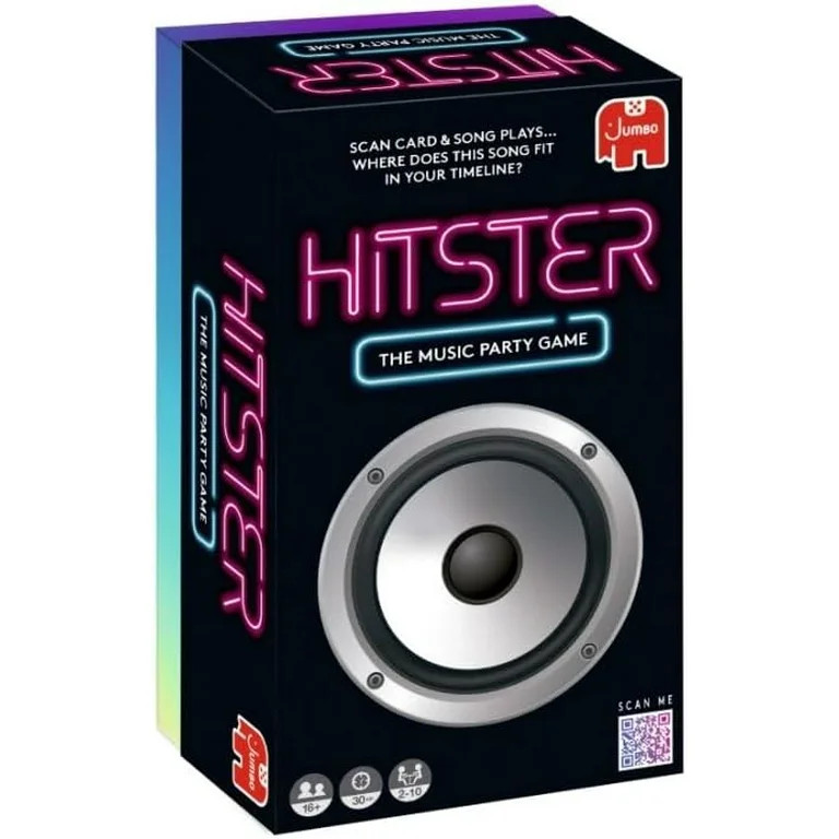 Hitster - The Music Party Card Game, Fun Music Card Game, 2-10 Players | Walmart (US)