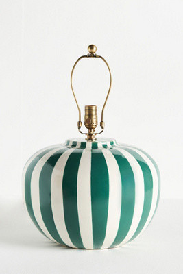 Lys Striped Ceramic Table Lamp Base | Anthropologie (US)