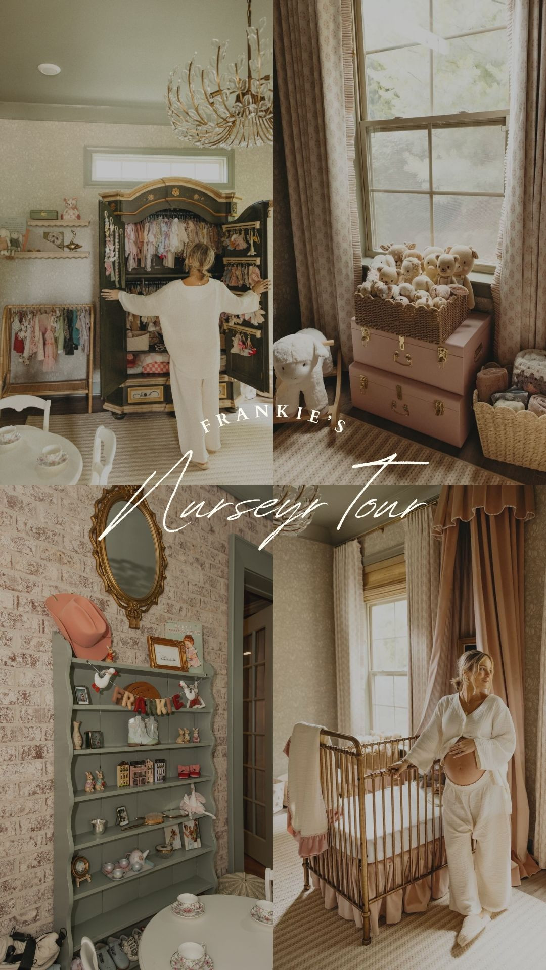 Frankie’s nursery details! It’s been so much fun creating a nursery for baby girl! Her trunk is 15% off today at Petite Keep! 

Vintage inspired nursery, baby girl nursery 

#LTKHome #LTKFamily #LTKBaby