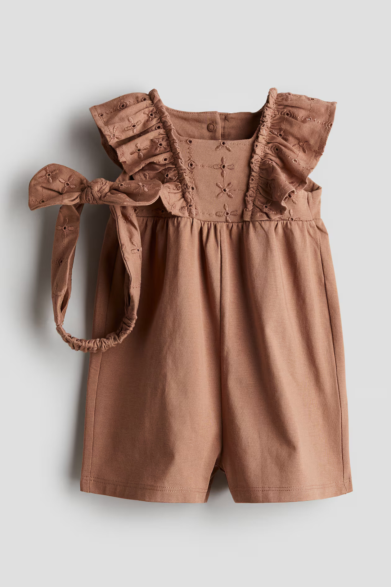 2-piece Embroidered Cotton Set | H&M (US + CA)