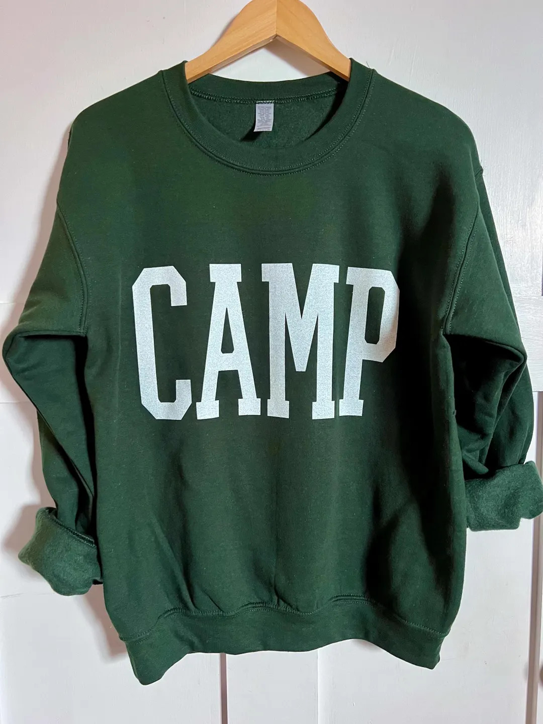 CAMP - GREEN adult sweatshirt | Etsy (US)
