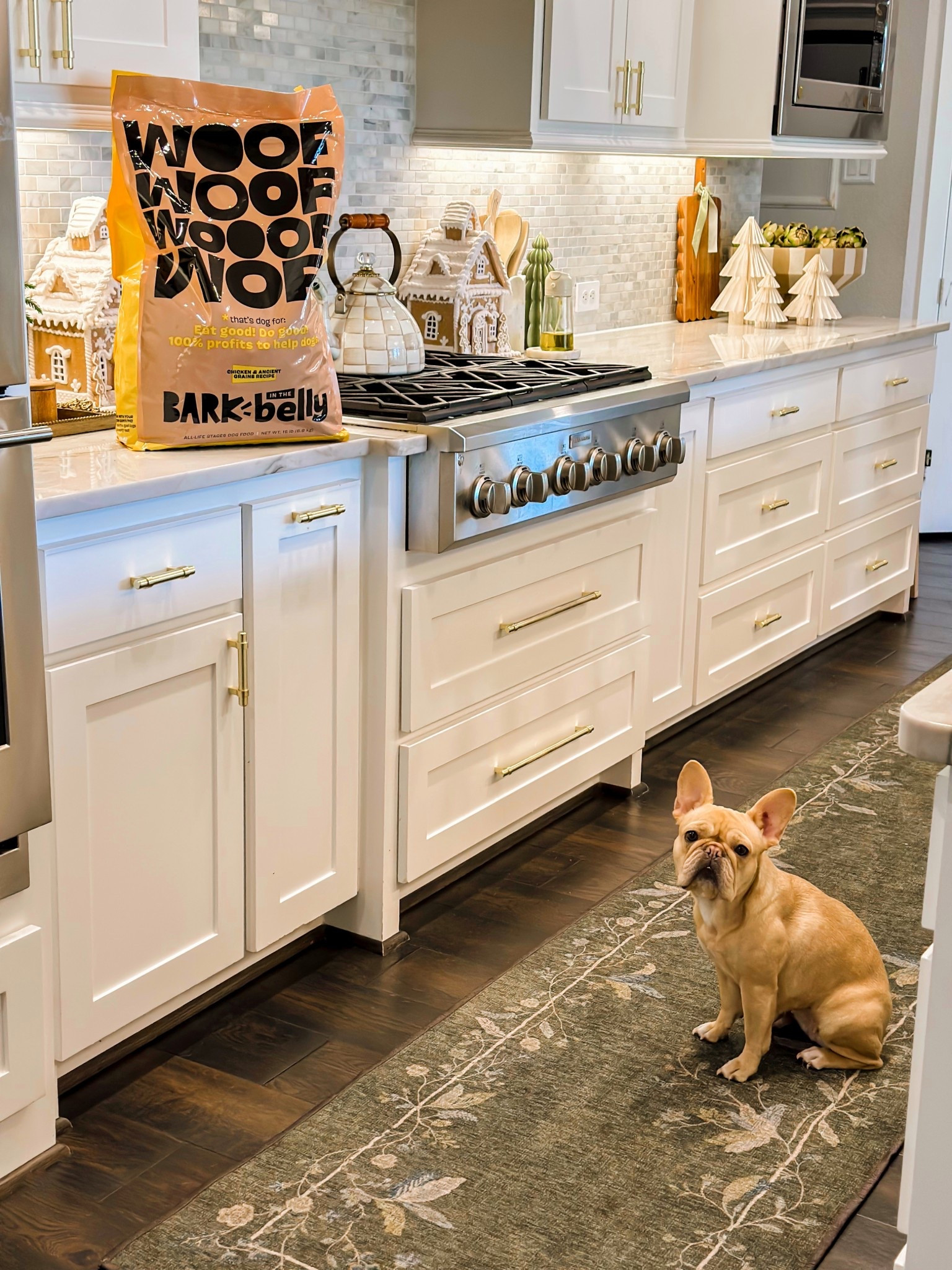 We already love our monthly @bark boxes filled with the cutest toys and treats 🐾💛 — and now BARK launched their new food line, BARK in the Belly! Made with real ingredients, gives back to pups in need, and it’s co-owned by dogs. Bark made meal time easy with food available online and at @chewy!  #barkpartner #ad 