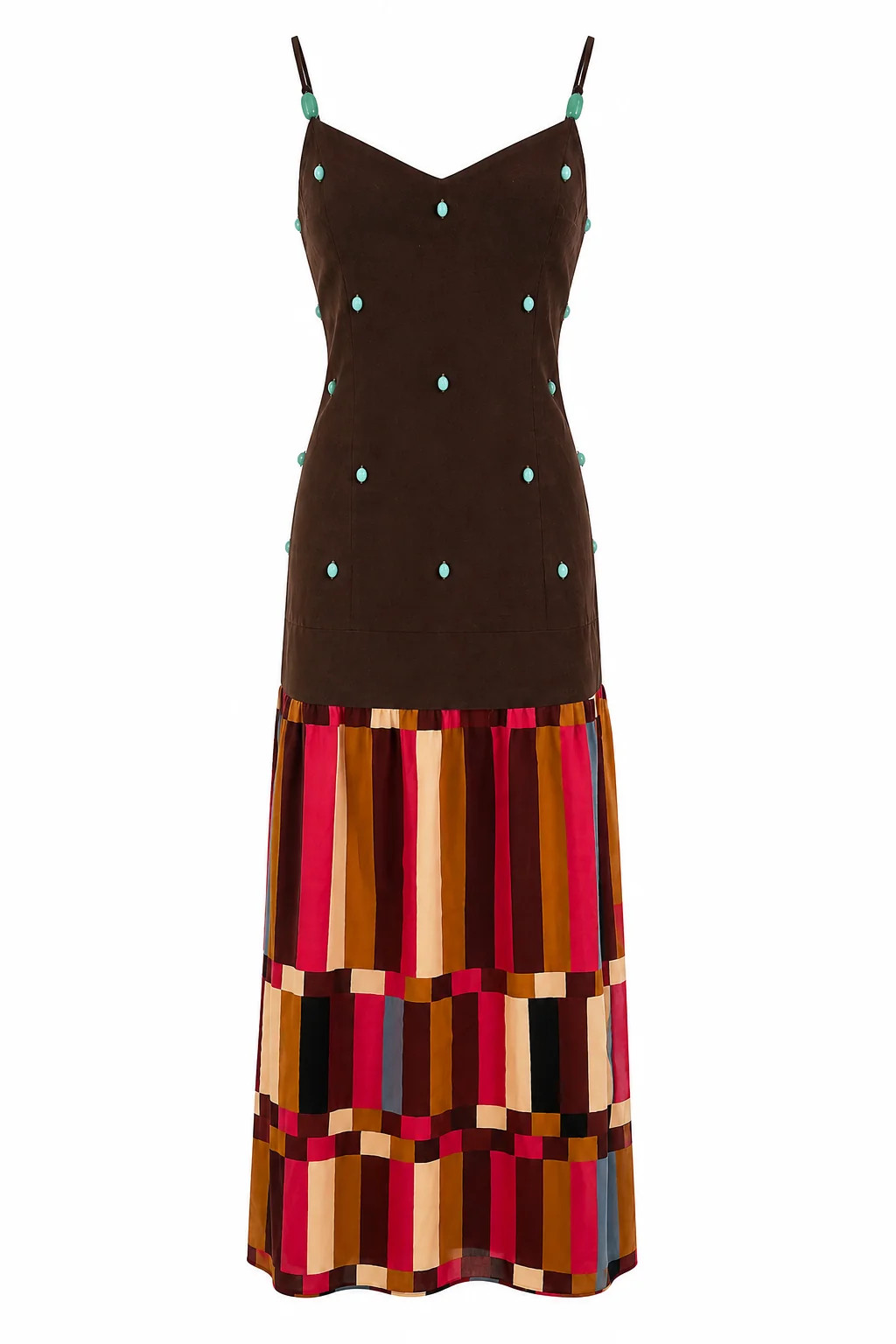Henry Autumn Stripe Midi Dress | Anna Cate Collection