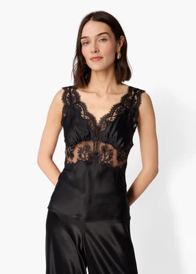 Ada Silk Camisole Black | CAMI NYC