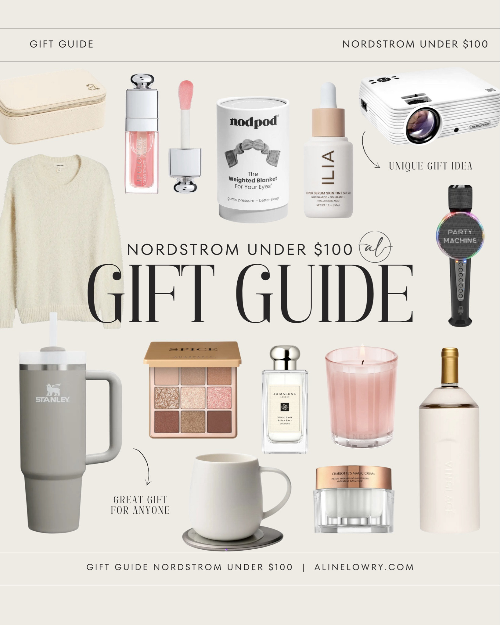 Nordstrom gift guide under $100 - gifts for her, beauty gifts, cozy gifts, unique gift, gifts for her 🎀

#LTKGiftGuide #LTKFindsUnder100 #LTKHoliday