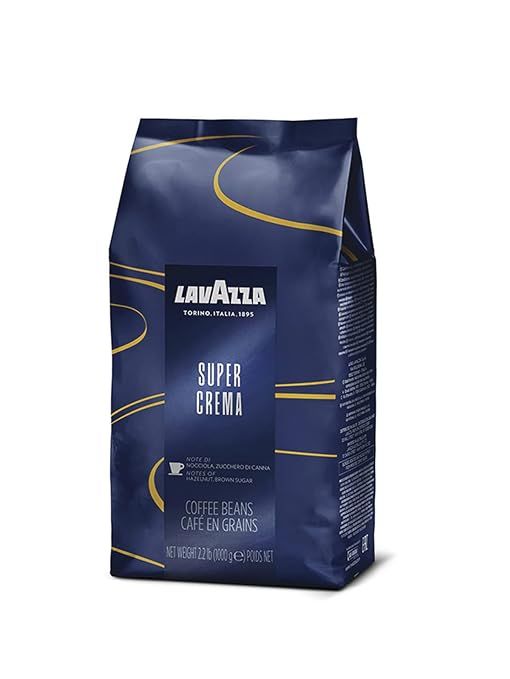 Lavazza Super Crema Whole Bean Coffee Blend, Medium Espresso Roast, Authentic Italian,Produced in... | Amazon (US)