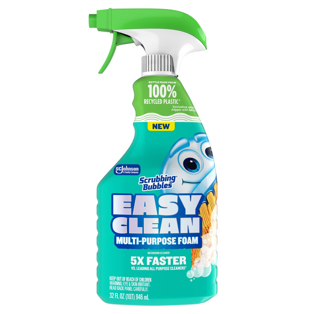 Scrubbing Bubbles Easy Clean Multi-Purpose Bathroom Foam Trigger Bottle - 32oz | Target