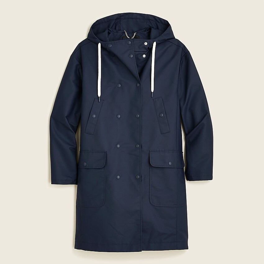 Double-breasted raincoat | J. Crew US