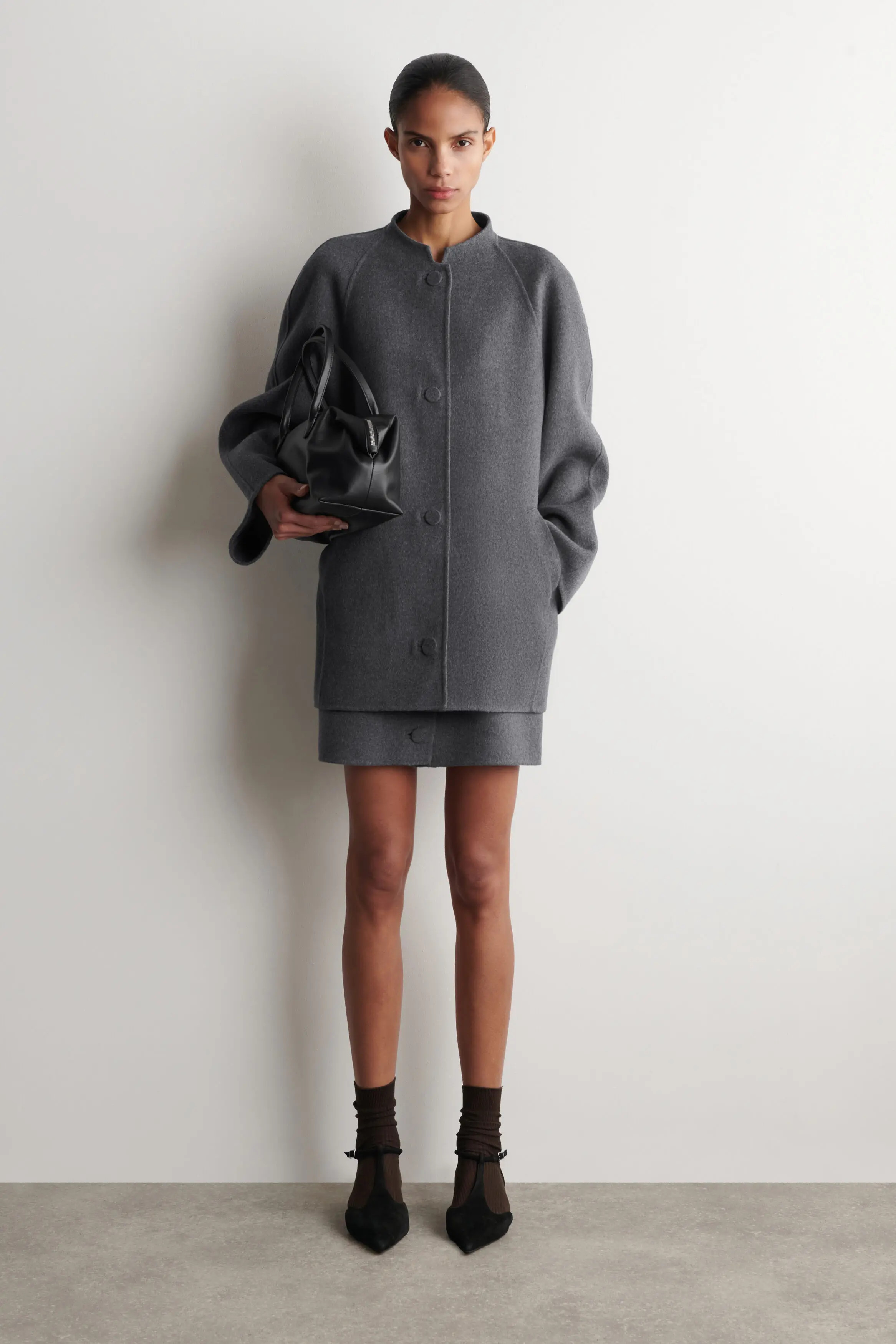 COS Rounded Double-Faced Wool Jacket (Women) | Nordstrom | Nordstrom