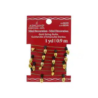 Mini Gold String Bulbs by Ashland® | Michaels | Michaels Stores