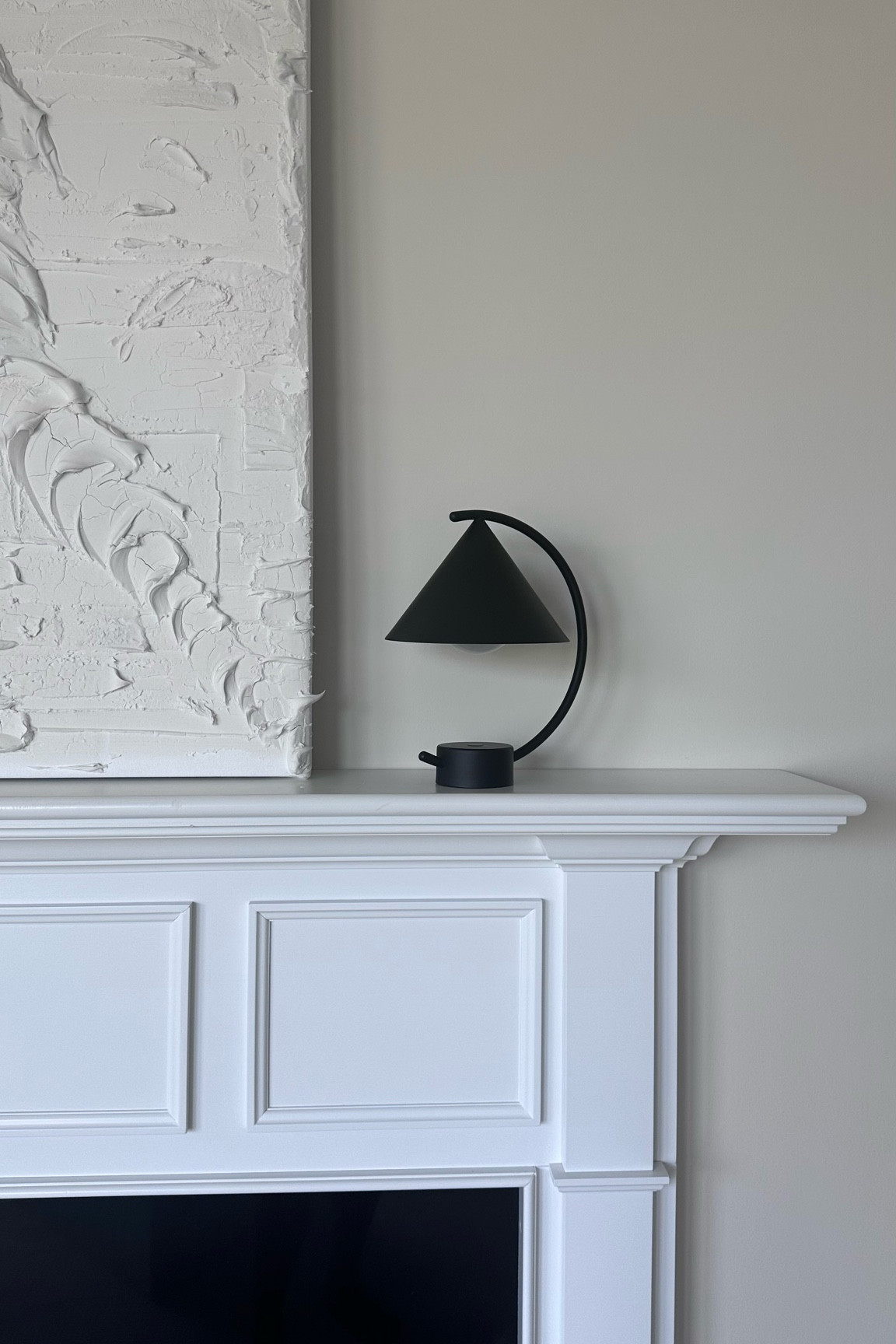 Modern Expression. Intriguing and Sculptural. Giving the Meridian Lamp a new home until I shift things around again. #fermLIVING 

#LTKFind #LTKstyletip #LTKhome