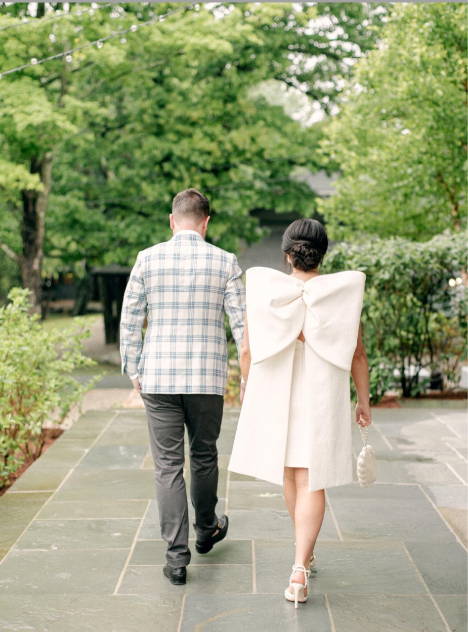 Love these beautiful bow dresses as a rehearsal dress option! Linking looks for less 

#LTKParties #LTKWedding #LTKStyleTip