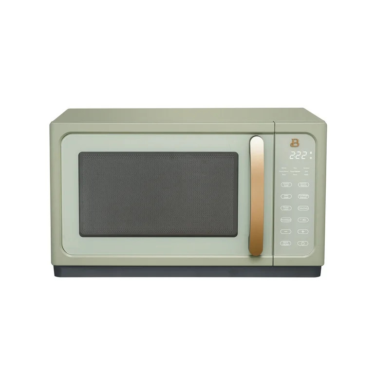 Beautiful 1.1 Cu ft 1000 Watt, Sensor Microwave Oven, Sage Green by Drew Barrymore, New - Walmart... | Walmart (US)