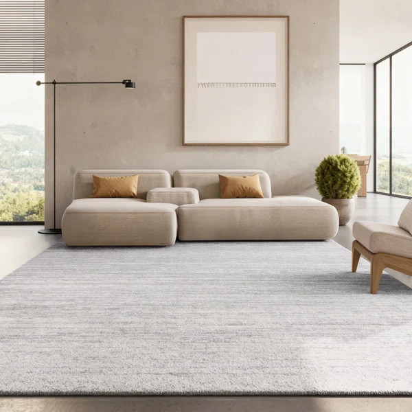 Bethlyn Gray/Light Gray Area Rug | Wayfair North America