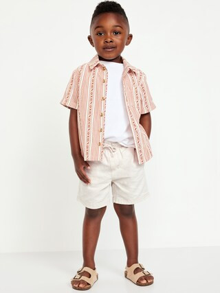 Linen-Blend Shorts for Toddler Boys | Old Navy (US)