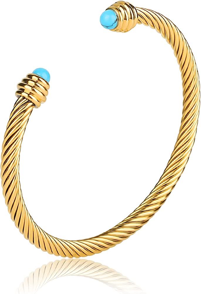 Twist Wire Cable Bracelet  | Amazon (US)