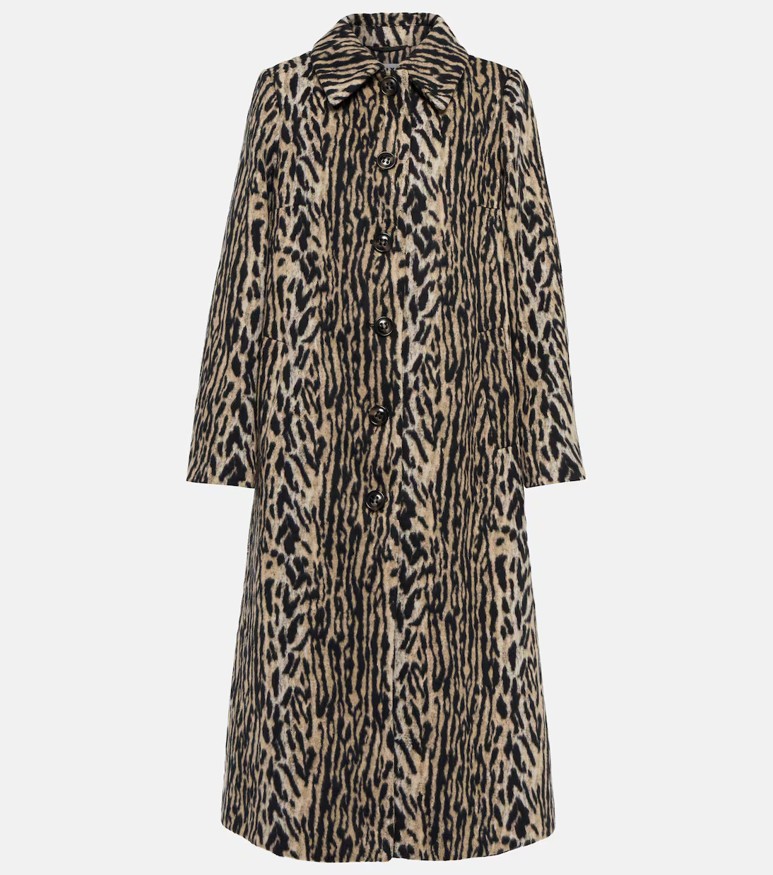 Milly leopard-print faux fur coat | Mytheresa (UK)
