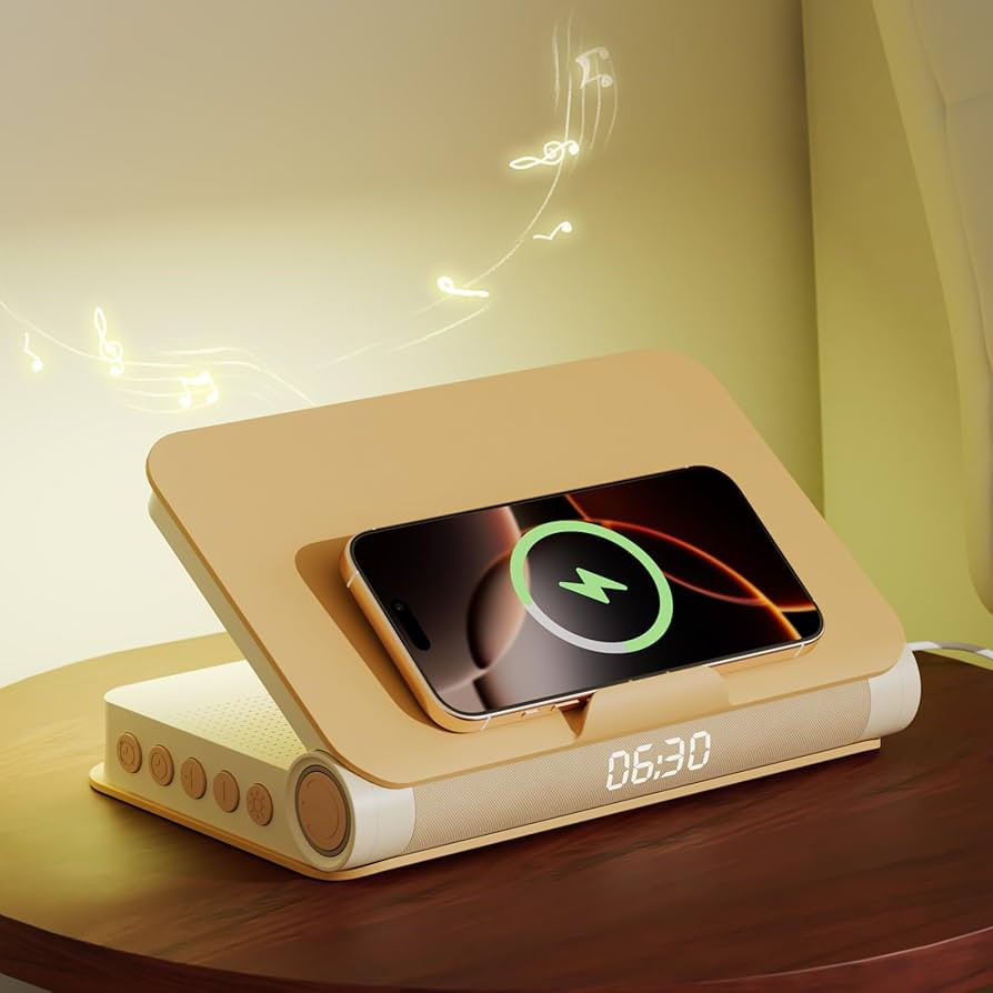 Vivilumens Book Lamp Sunrise Alarm Clocks 16-Level Volume Loud for Heavy Sleepers Adults Wake Up ... | Amazon (CA)