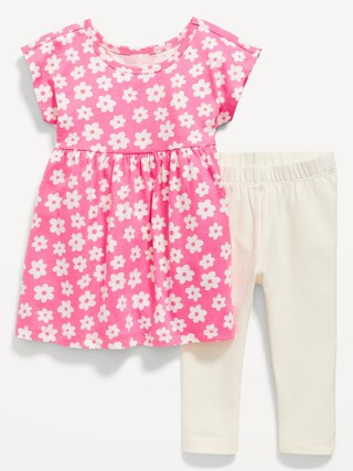 Short-Sleeve Dress &amp; Leggings Set for Baby | Old Navy (US)
