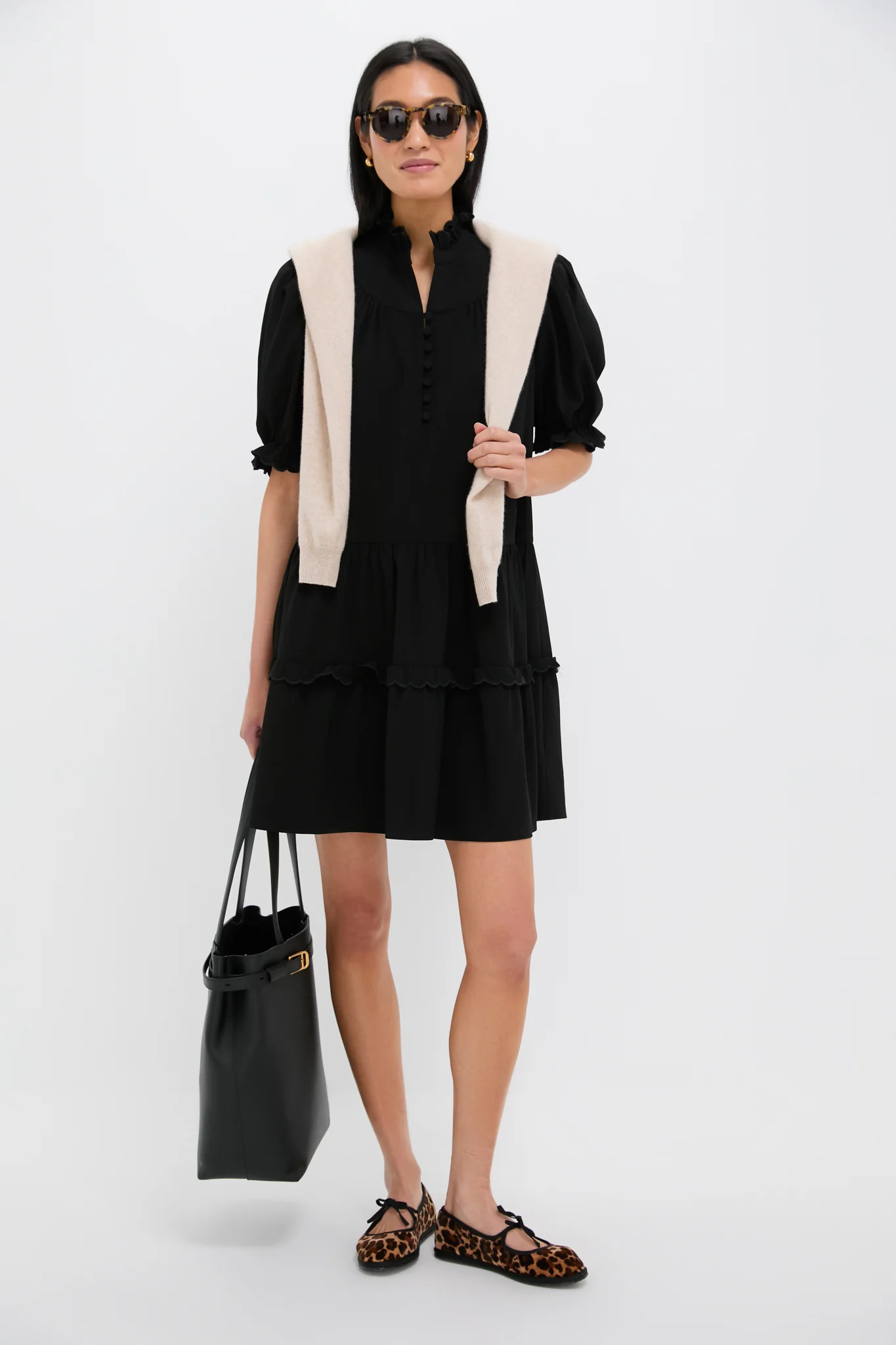 Black Selena Mini Dress | Tuckernuck (US)