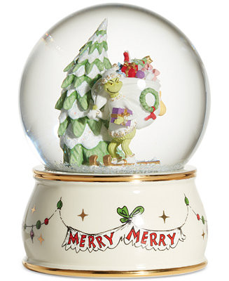 Lenox Grinchmas Snow Globe - Macy's | Macy's