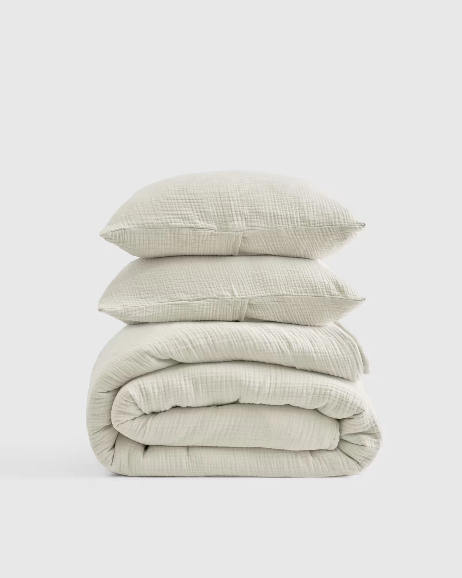 Organic Airy Gauze Duvet Cover Set in Ivory | Quince